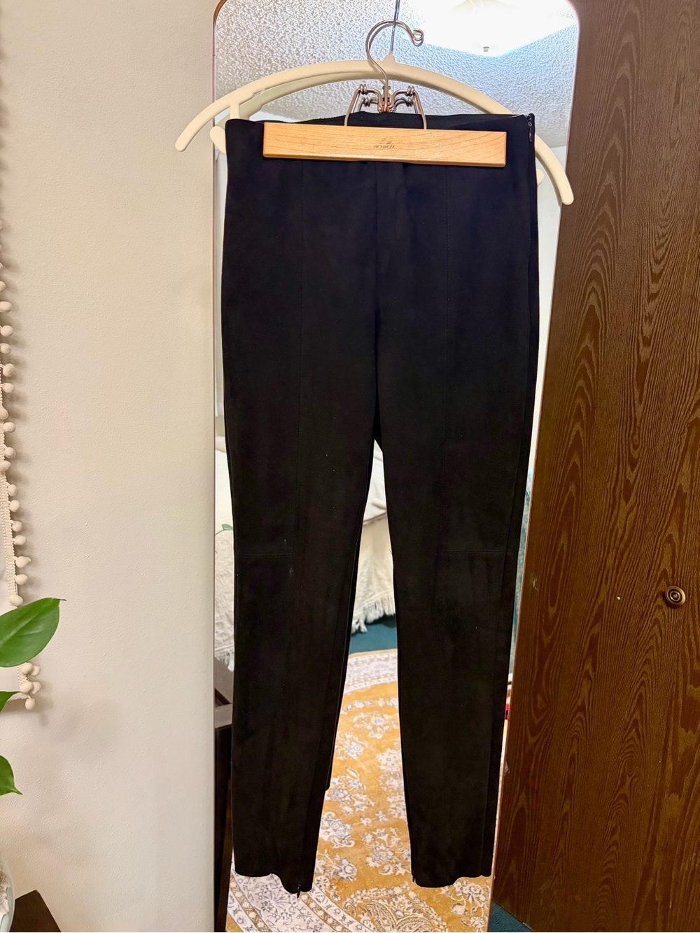 Zara Black Slim Straight Pants